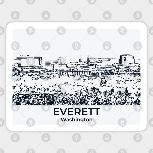 Everett - Washington Magnet by Lakeric